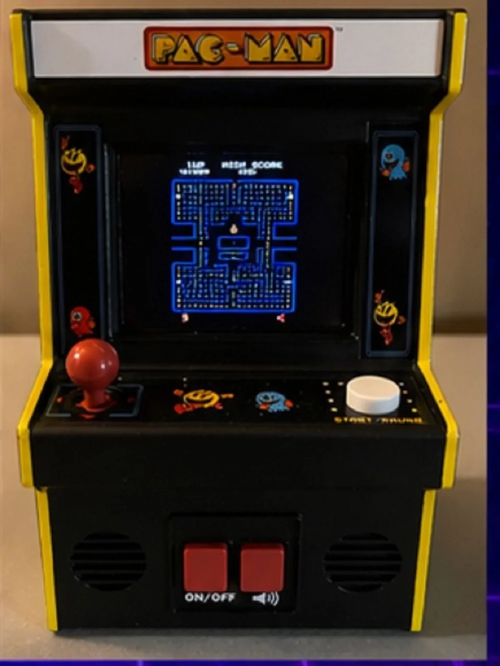 Pac-Man Mini Arcade Game Tested Working With Original Box Retro Gaming